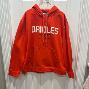 Orange Under Armour Orioles sweatshirt